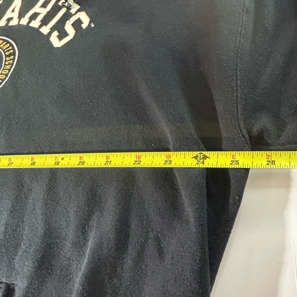 Harry Potter Hogwarts Hoodie XXL | Black Oversized Spellout Crest - Picture 5 of 6